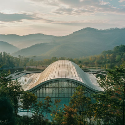 중앙 공원 및 비공식 시설을 위한 우아한 디자인 공간 구조