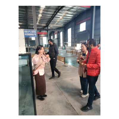 Q355 강철 구조 또는 알루미늄 강철 구조 유리 커튼 벽 시스템