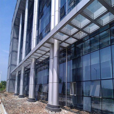 고층 건축물을 위한 GB 템퍼드 글라스 알루미늄 커튼 월 시스템 밀리미터 CAD 0.36명
