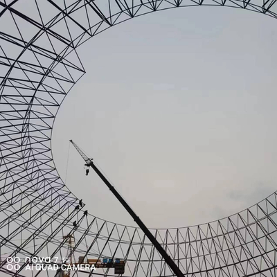 구조물 시공에게 스토제를 위한 70m과 90m 지름을 지어주는 미리 제조하는 빛 철골