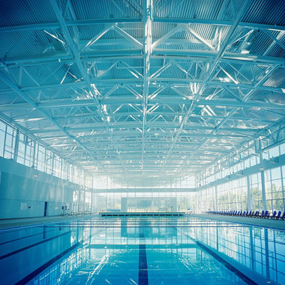 수영장 지붕용 철층 구조