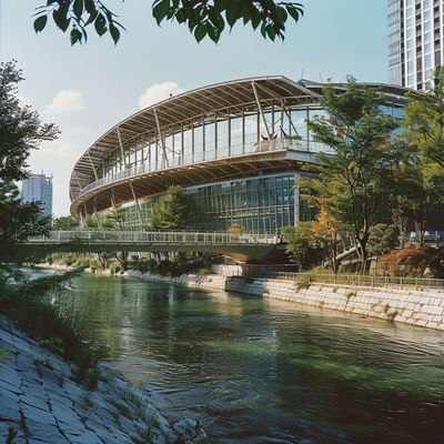 대형 영화실용 철공간 구조 혁신적 디자인 및 구조적 통합