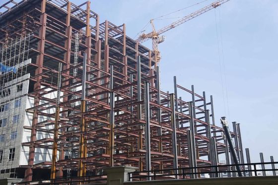 Prefabricated Steel Structure Warehouse with Long-span Grid Structure and Customized Color for 15-21 Days Delivery